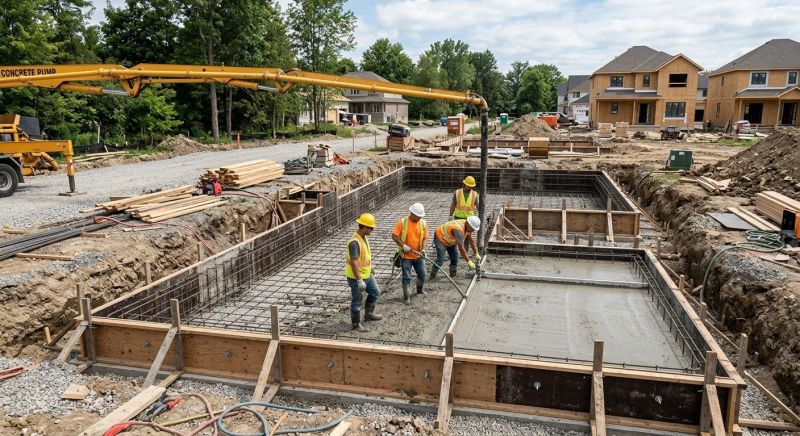 Cement Foundation Installation in Fort Worth, TX
