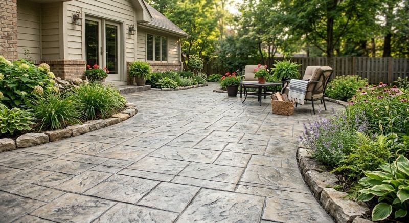 Patio Overlay Installation in Dallas, TX
