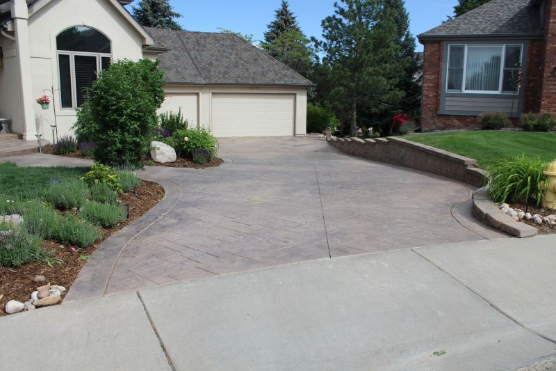 Stamped Driveway Installation