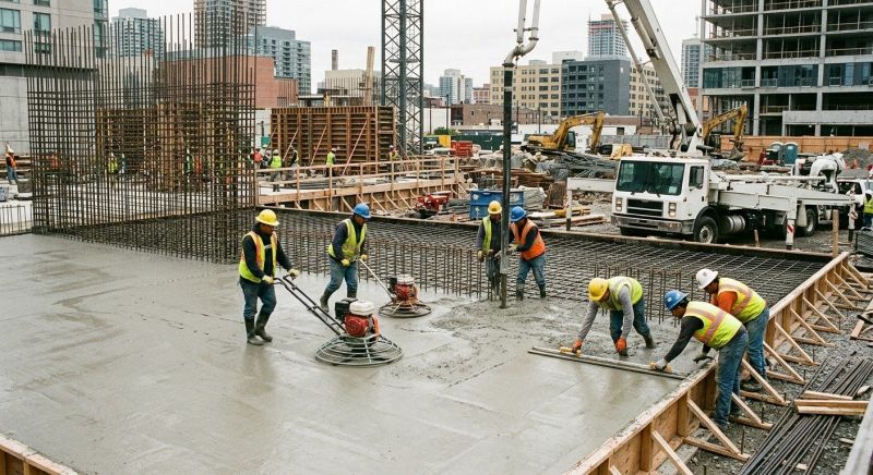 Commercial Slab Installation in Fredericksburg, VA