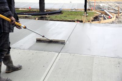 Stamped Driveway Installation