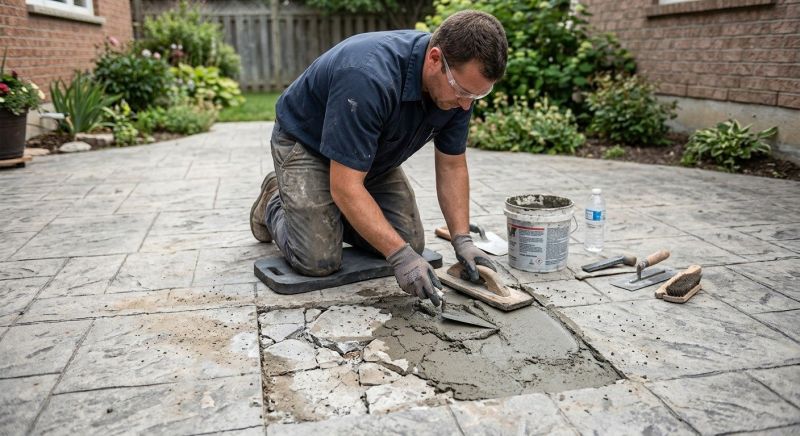 Decorative Concrete Repair in Grand Rapids, MI