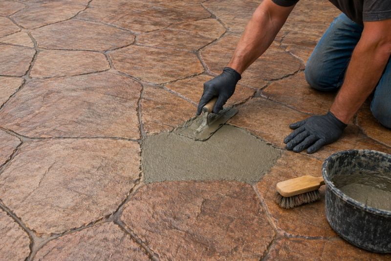 Decorative Concrete Repair in Brighton, MI