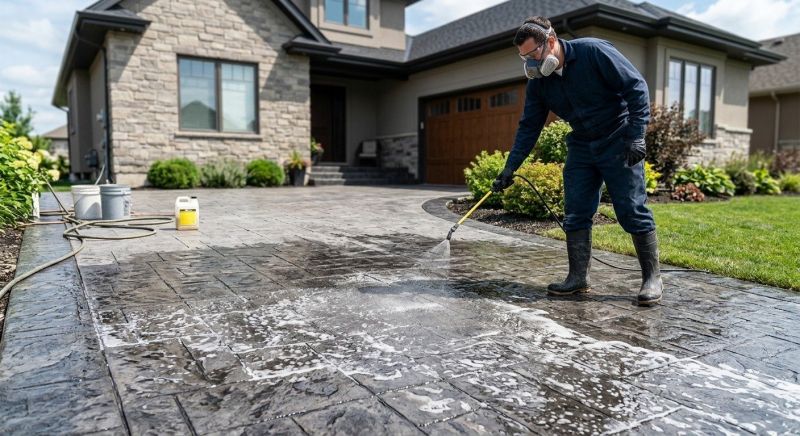 Driveway Acid Washing in Fort Worth, TX