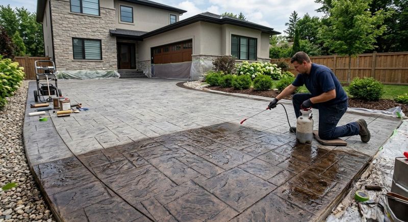 Interior Concrete Staining in Corpus Christi, TX