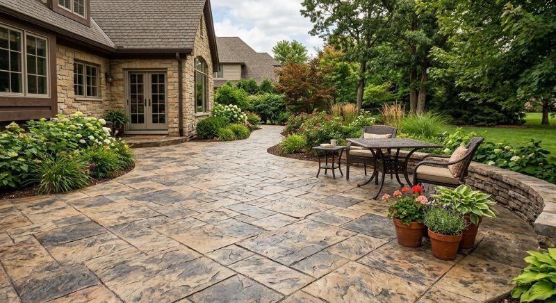 Patio Overlay Installation in Fort Worth, TX