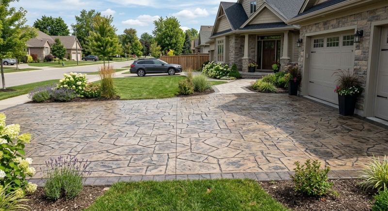 Stamped Cement Installation in Frisco, TX