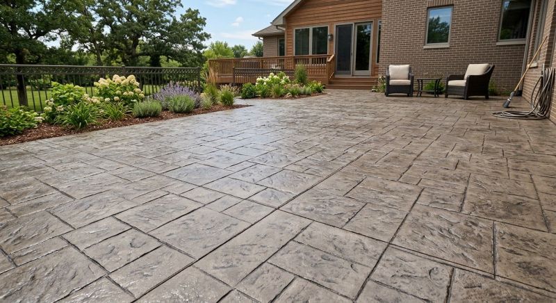 Stamped Concrete Paving in Fort Worth, TX