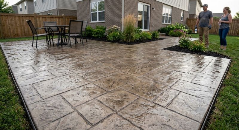 Stamped Concrete Service in Frisco, TX